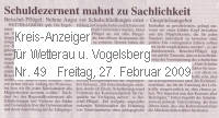 Kreis-Anzeiger 24.02.2009